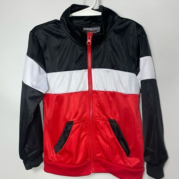 Denim and rivets kids jacket - Picture 1 of 7